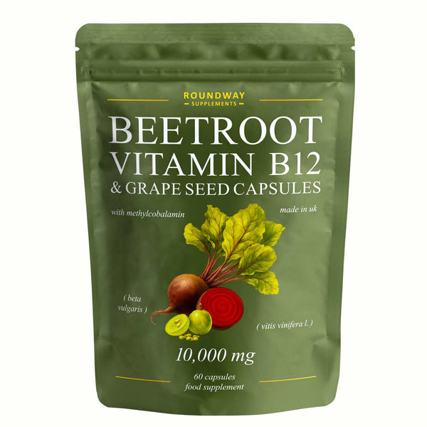 Beetroot, Vitamin B12 & Grape Seed Capsules