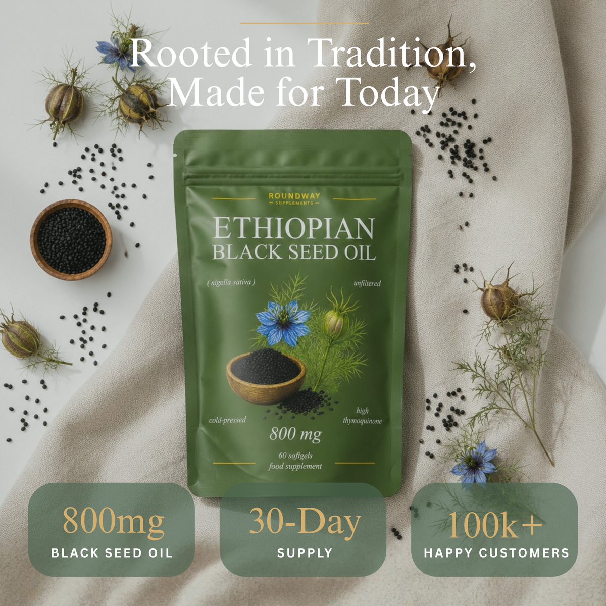 Ethiopian Black Seed Oil