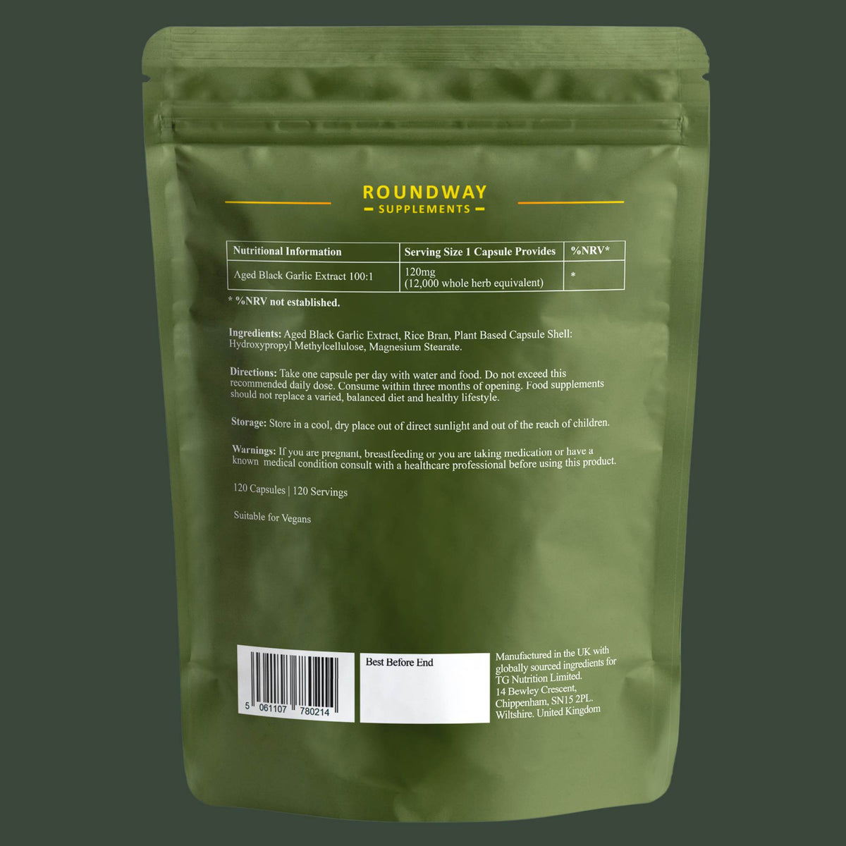 Aged Garlic Extract Capsules