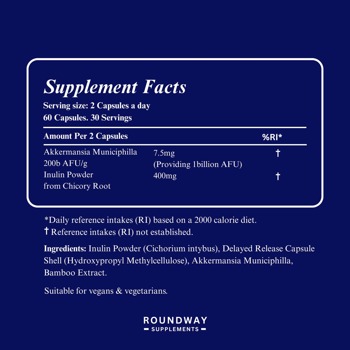 Akkermansia & Inulin Capsules
