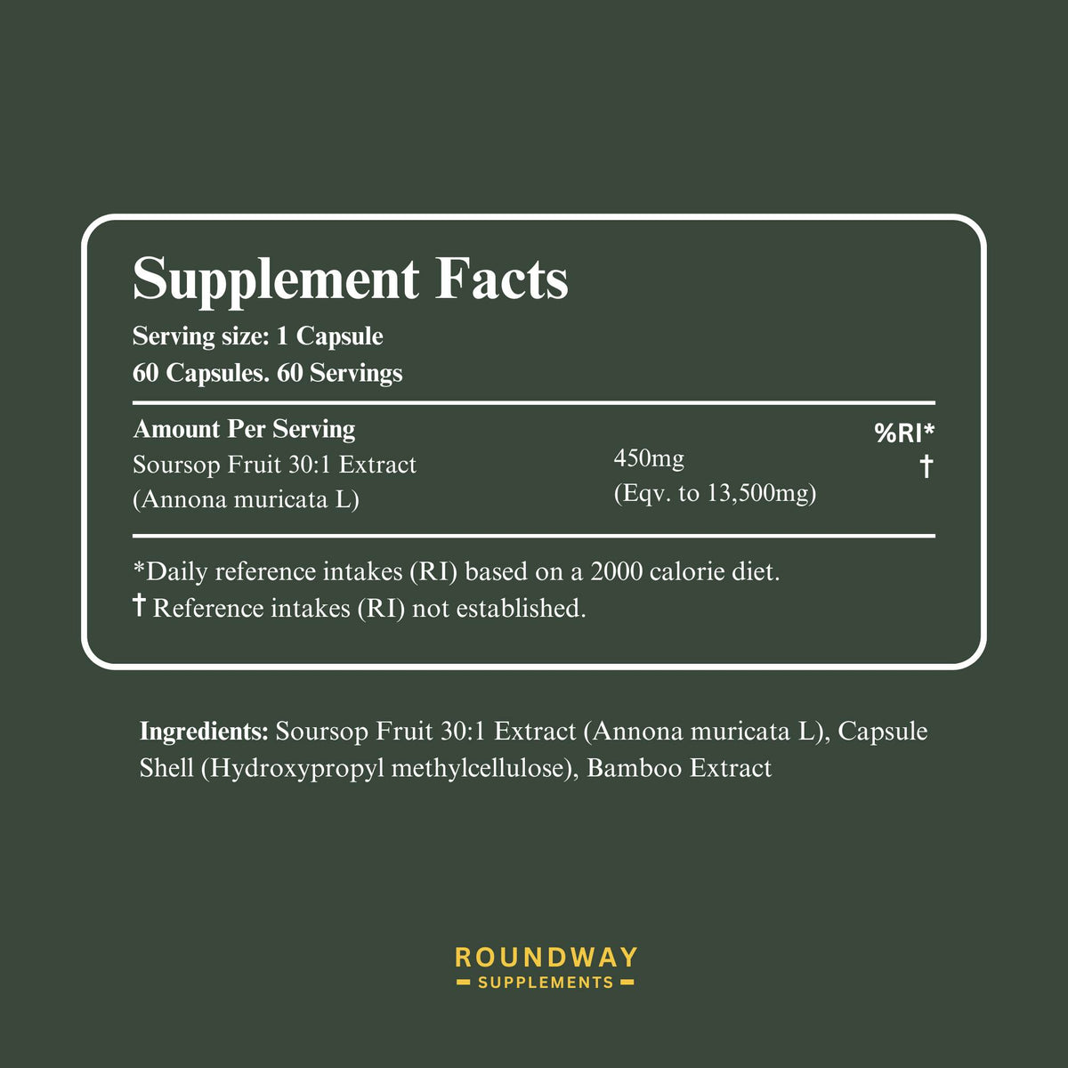 Soursop Graviola Capsules