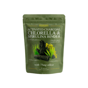 Activated Charcoal, Chlorella, Spirulina Binder