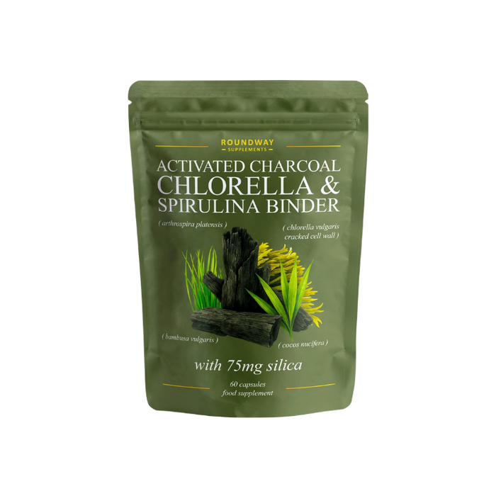 Activated Charcoal, Chlorella, Spirulina Binder pack