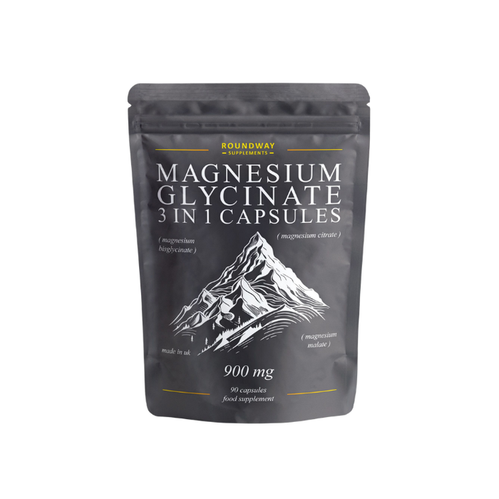 Roundway Magnesium Glycinate 3-in-1 Capsules pack