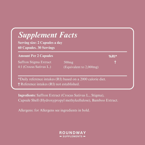 Saffron Extract Capsules