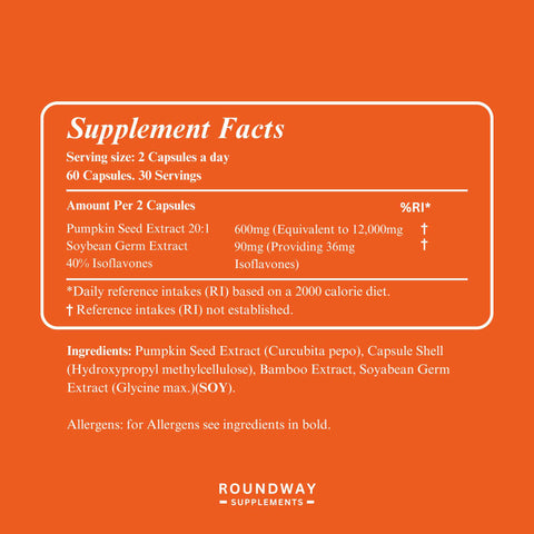 Pumpkin Seed and Soy Germ Capsules