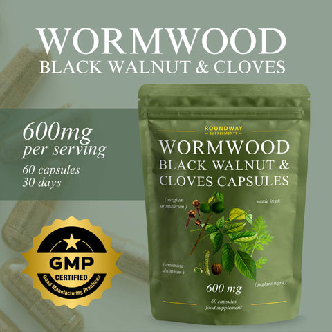 Wormwood, Black Walnut & Cloves Capsules