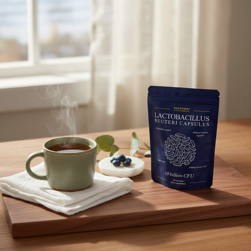 Roundway Lactobacillus Reuteri capsules at home