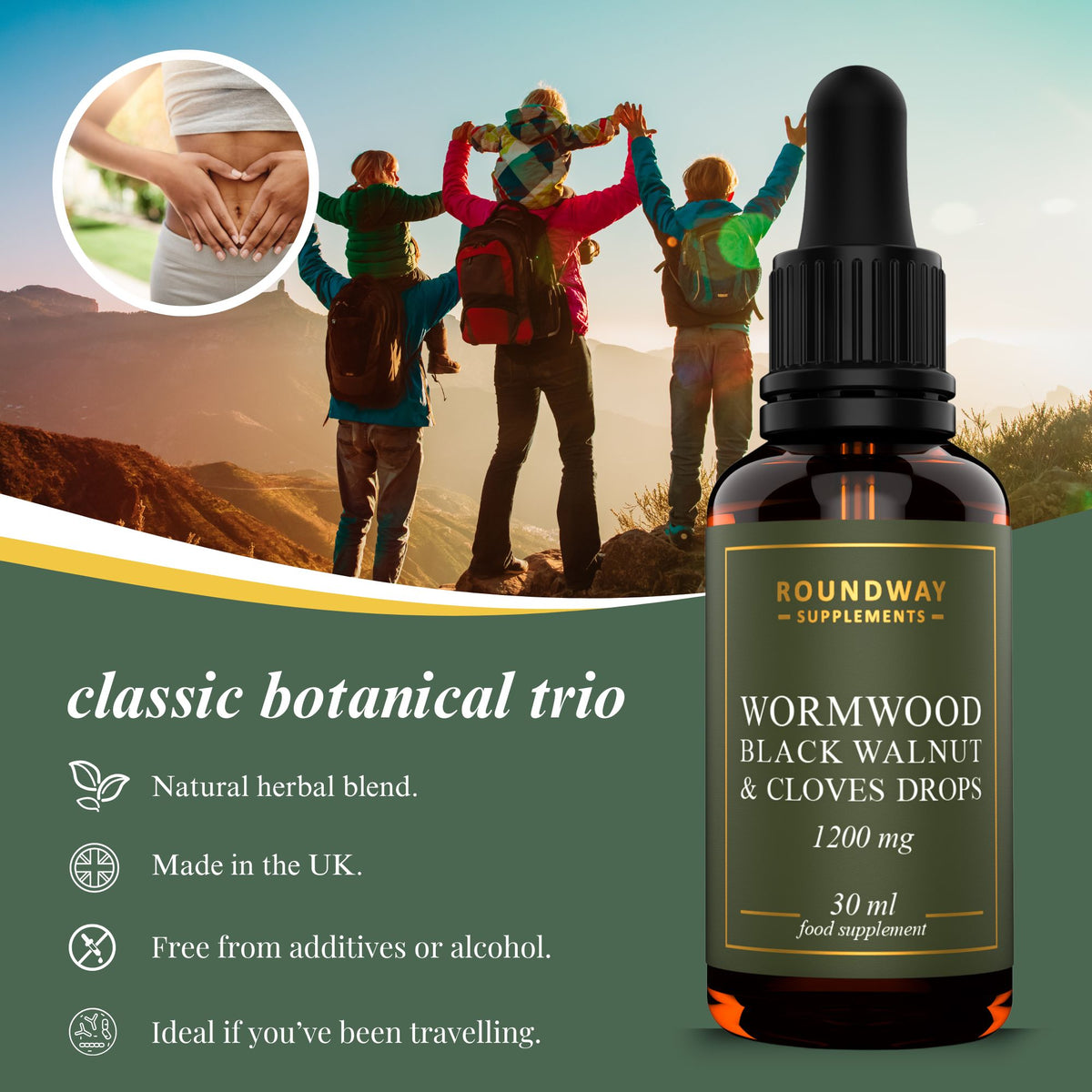 Wormwood Black Walnut and Clove Drops