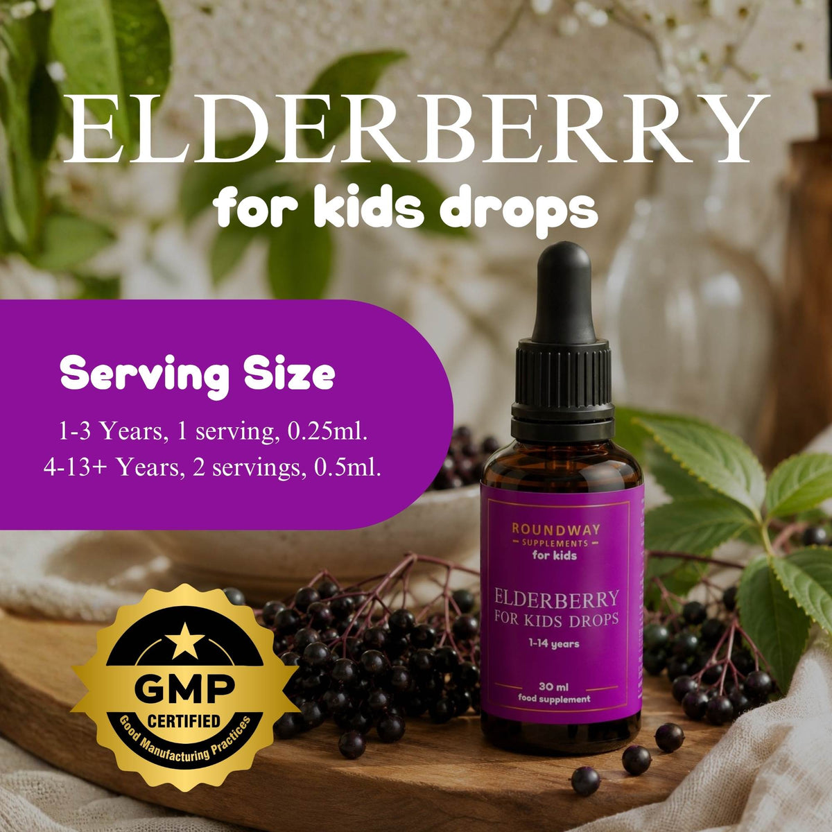 Elderberry Drops for Kids