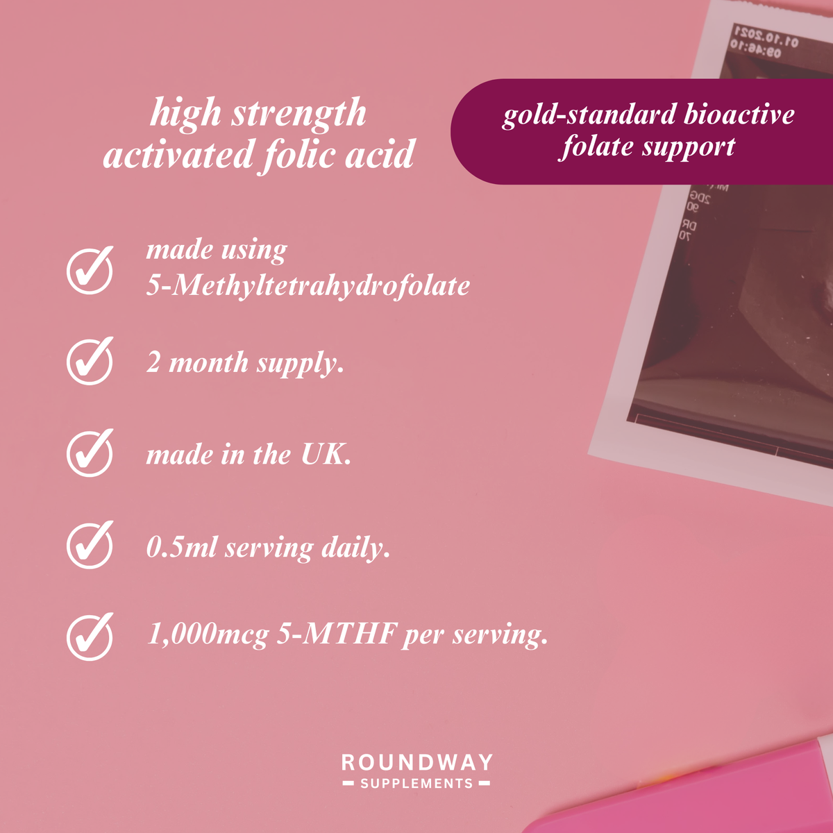 Methylfolate Folic Acid Drops