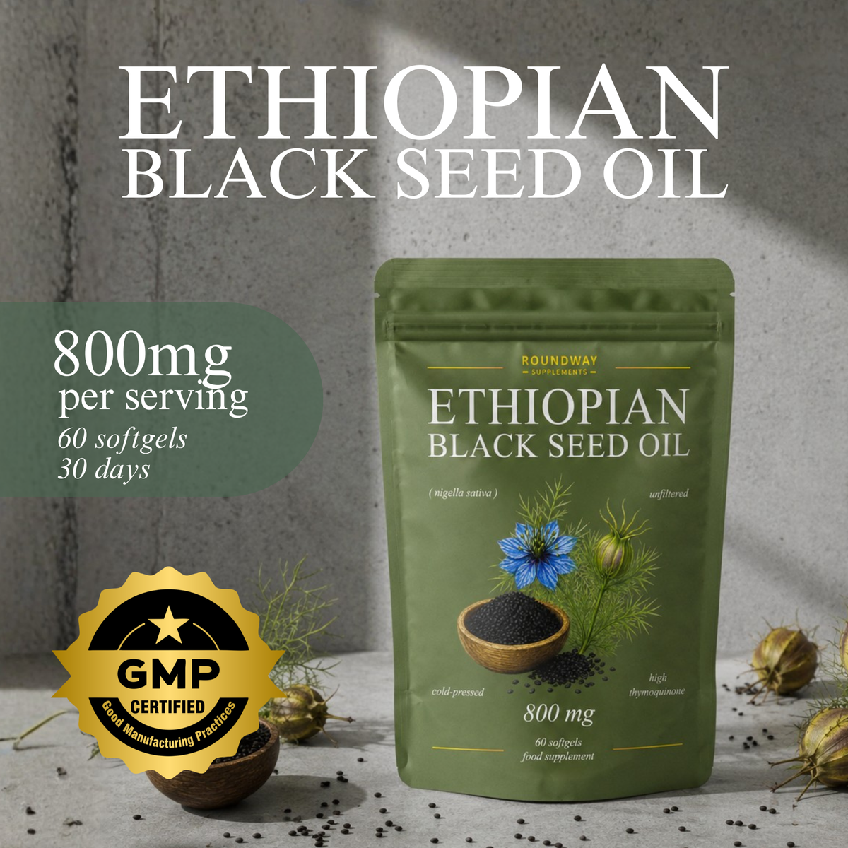 Ethiopian Black Seed Oil