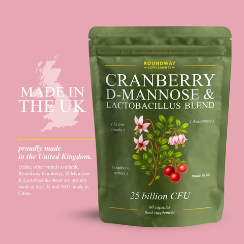 Cranberry, D-Mannose & Lactobacillus Blend Capsules