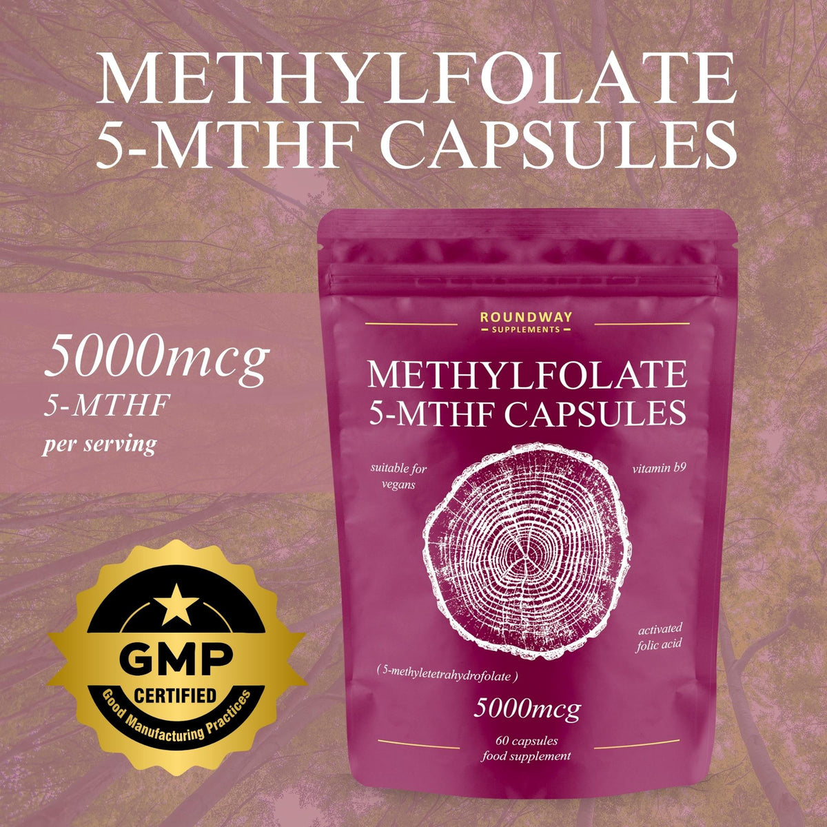 Methylfolate Folic Acid Capsules