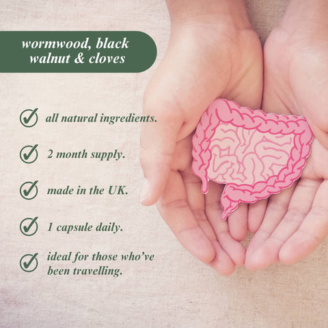 Wormwood, Black Walnut & Cloves Capsules