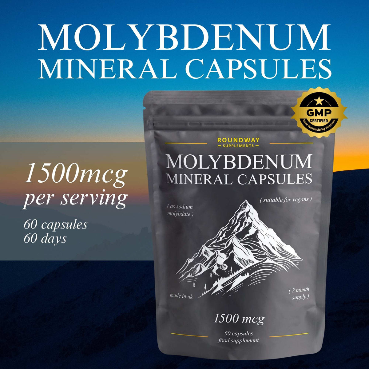 Molybdenum Mineral Capsules