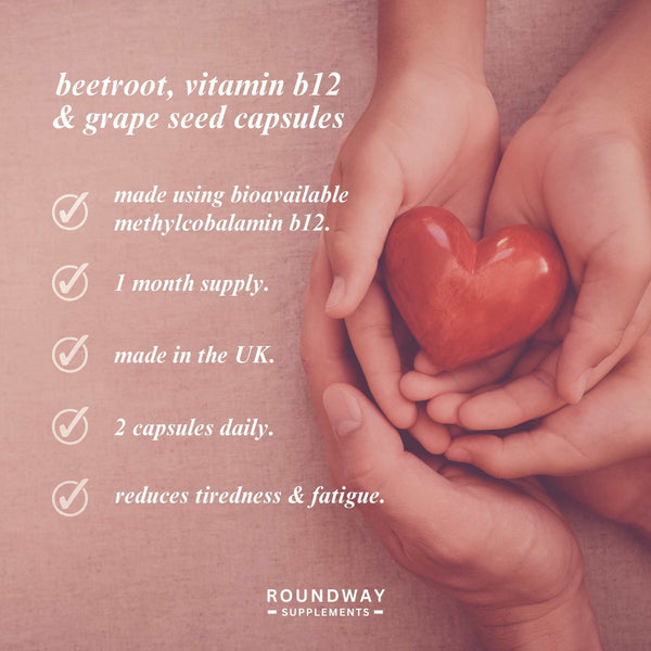 Beetroot, Vitamin B12 & Grape Seed Capsules