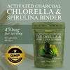 Activated Charcoal, Chlorella, Spirulina Binder