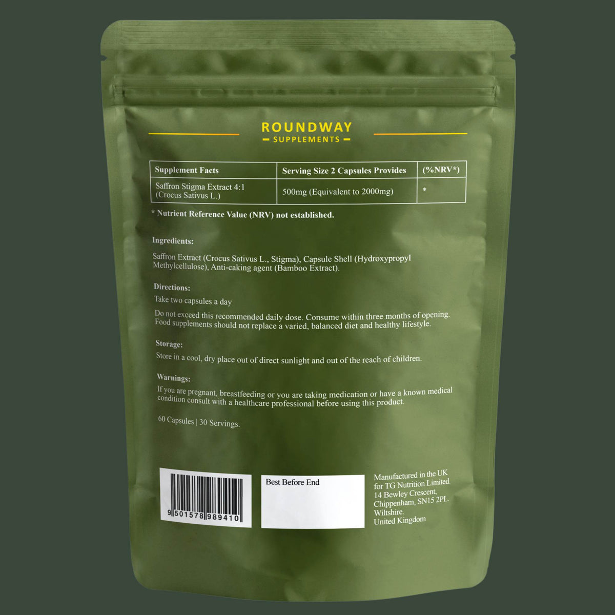 Saffron Extract Capsules