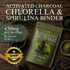 Activated Charcoal, Chlorella, Spirulina Binder