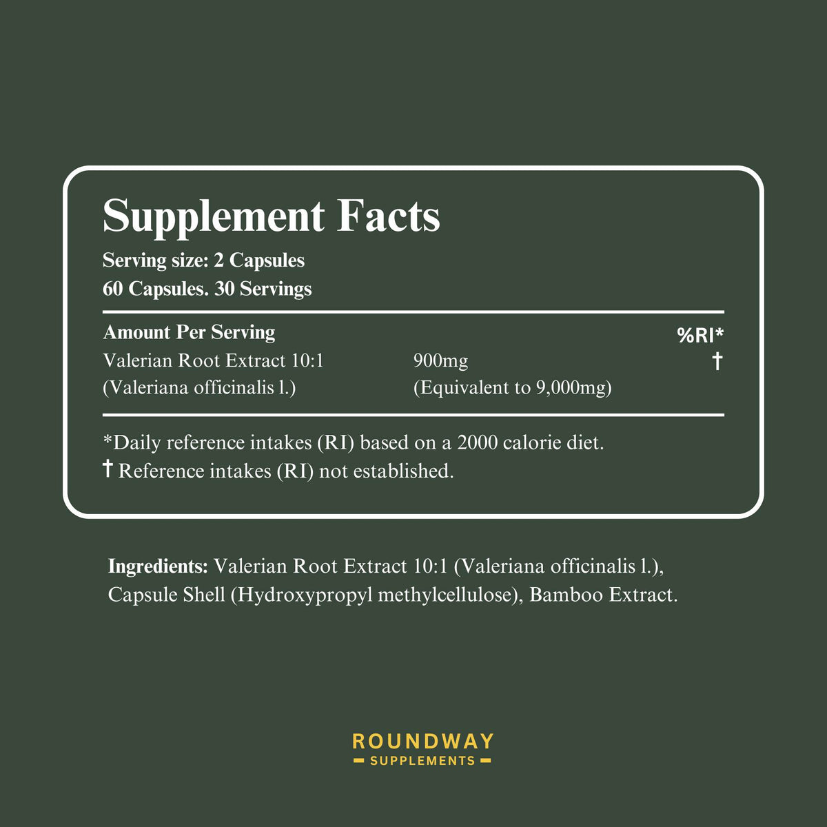 Valerian Root Capsules