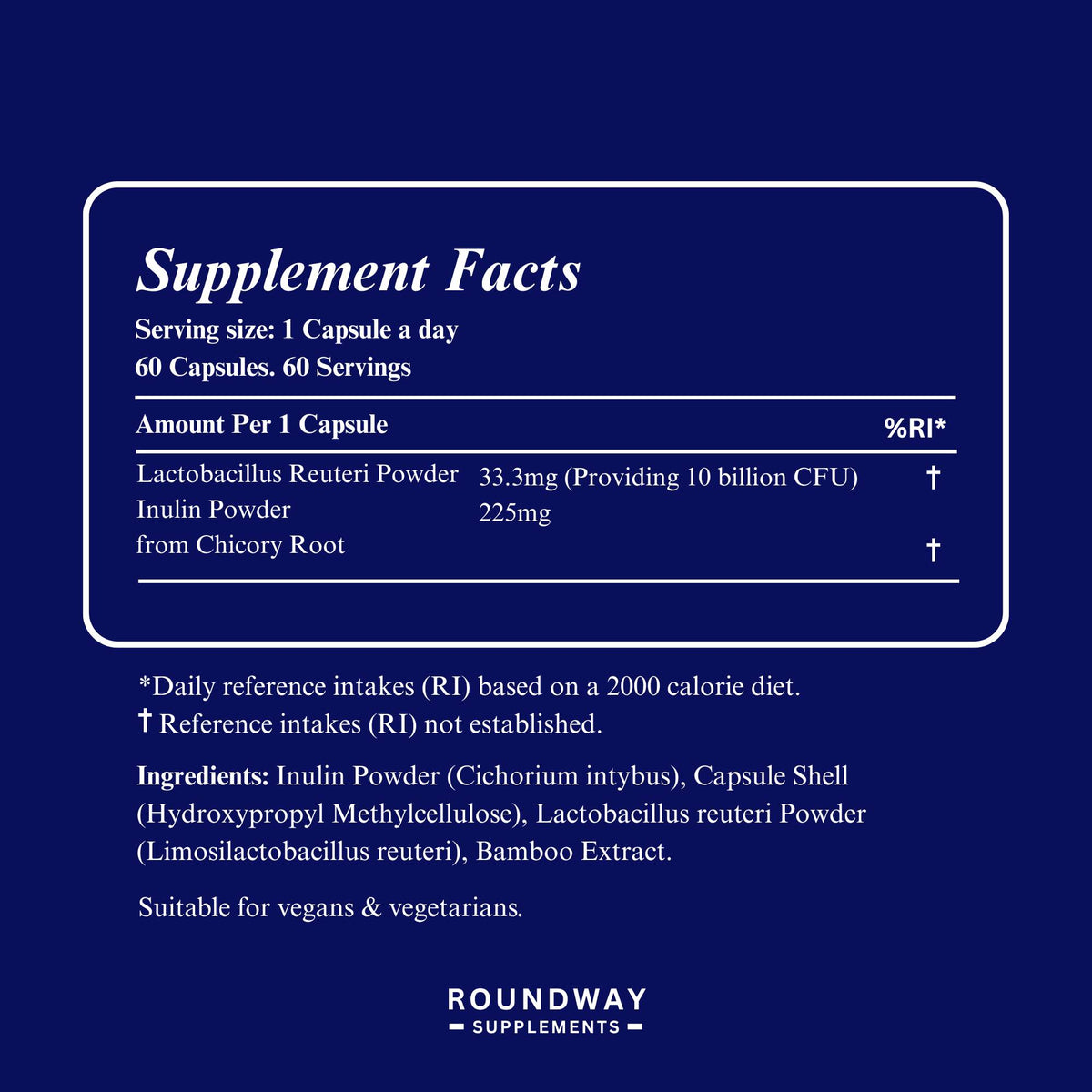 Lactobacillus Reuteri Capsules, Roundway image 8