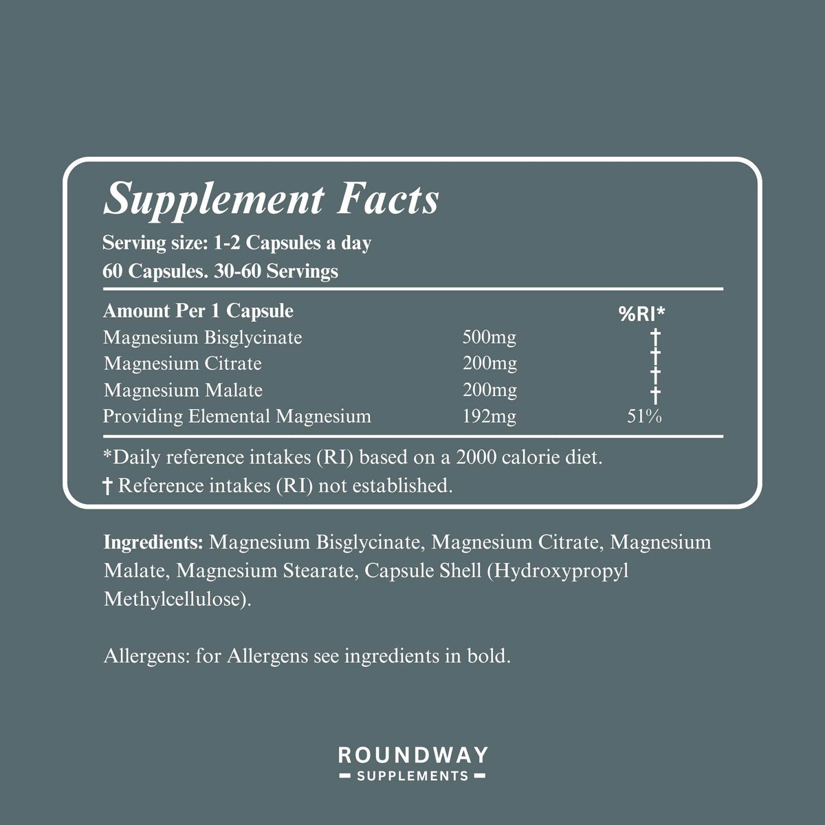 Magnesium Glycinate 3-in-1 Capsules