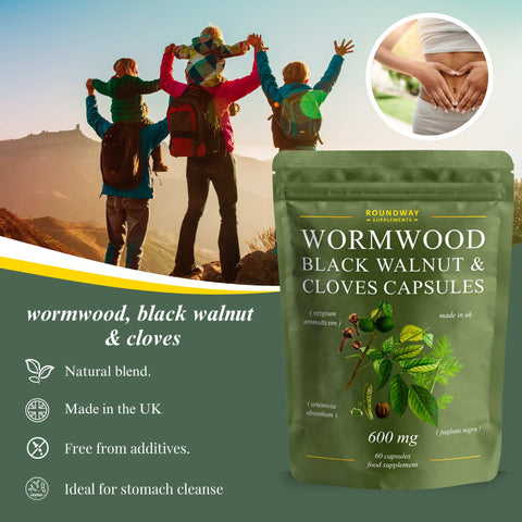 Wormwood, Black Walnut & Cloves Capsules