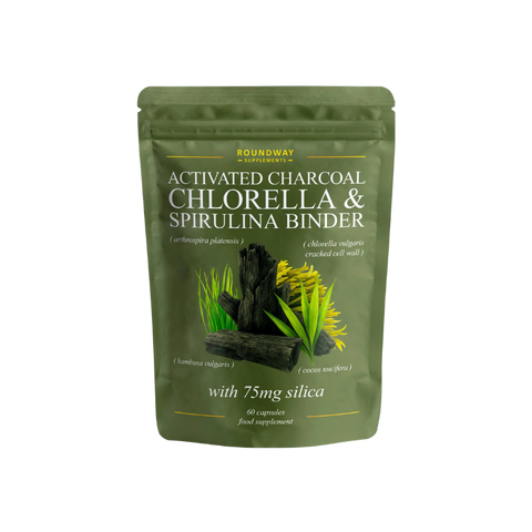 Activated Charcoal, Chlorella, Spirulina Binder