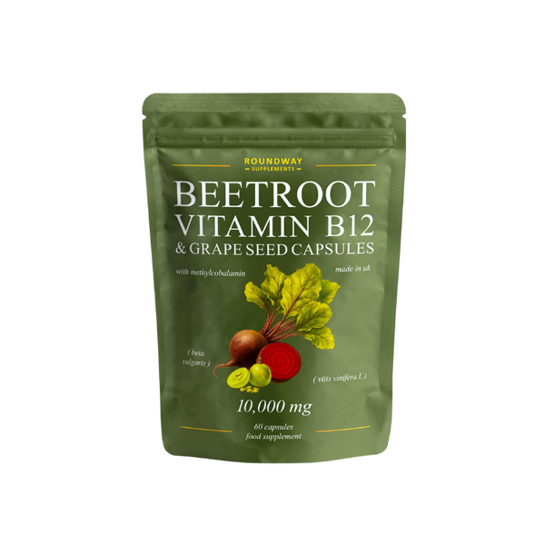 Beetroot, Vitamin B12 & Grape Seed Capsules