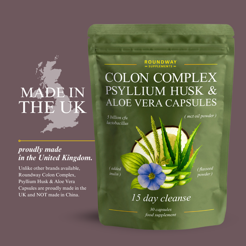 Colon Complex, Psyllium Husk & Aloe Vera Capsules