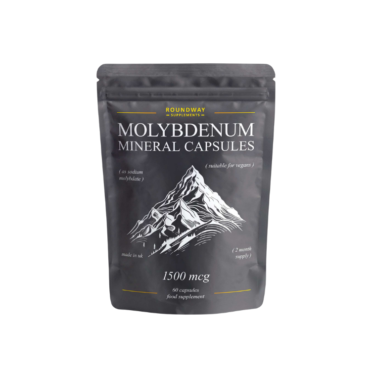 Package of Roundway Supplements Molybdenum Mineral Capsules 