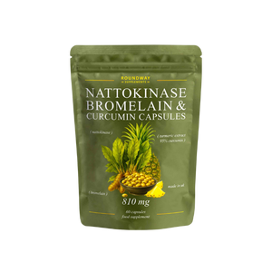 Nattokinase, Bromelain & Curcumin Capsules